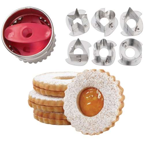 Linzer Cookie Cutter Set - Click Image to Close